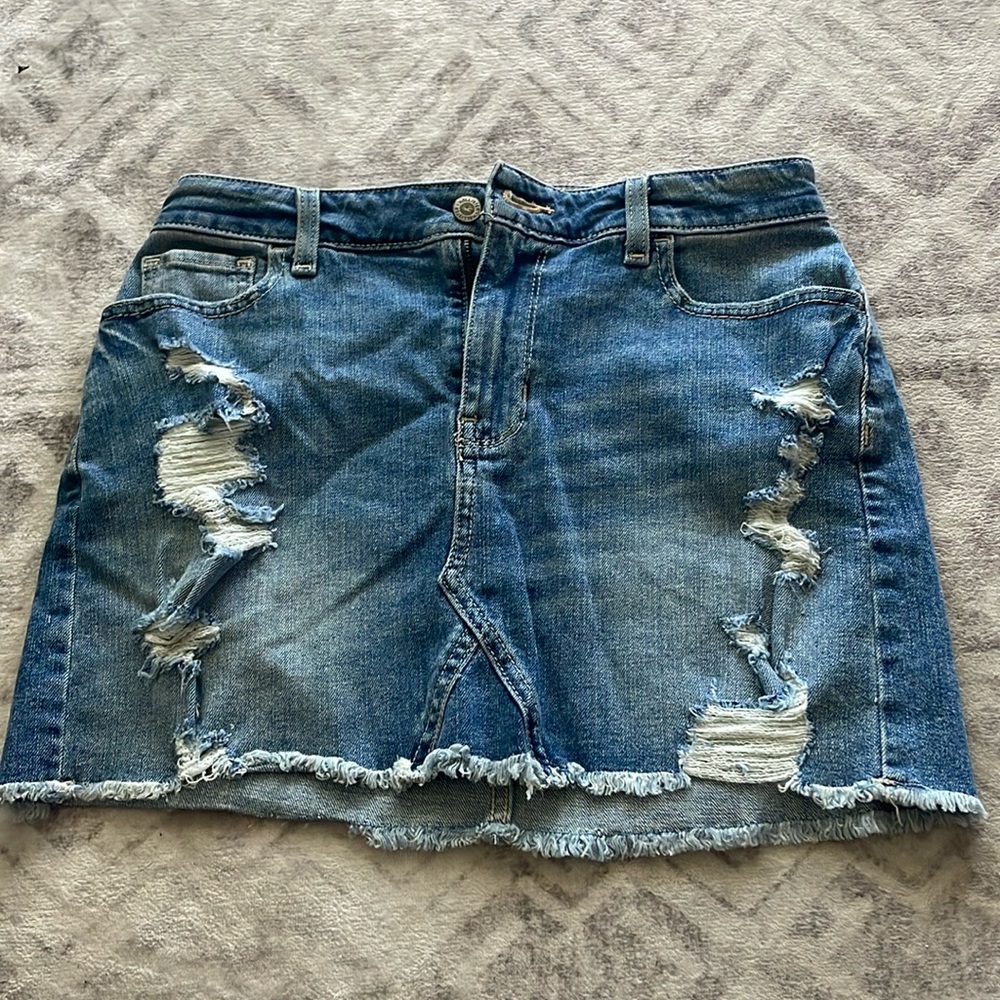 High rise Jean skirt from hollister